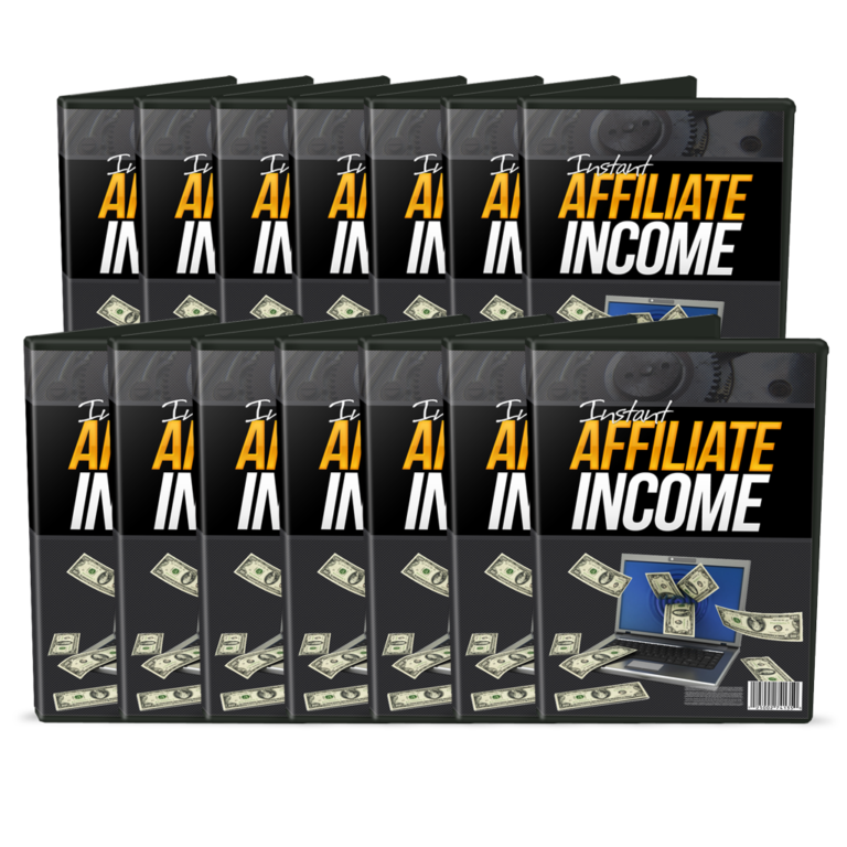 Instant Affiliate Income Video Course