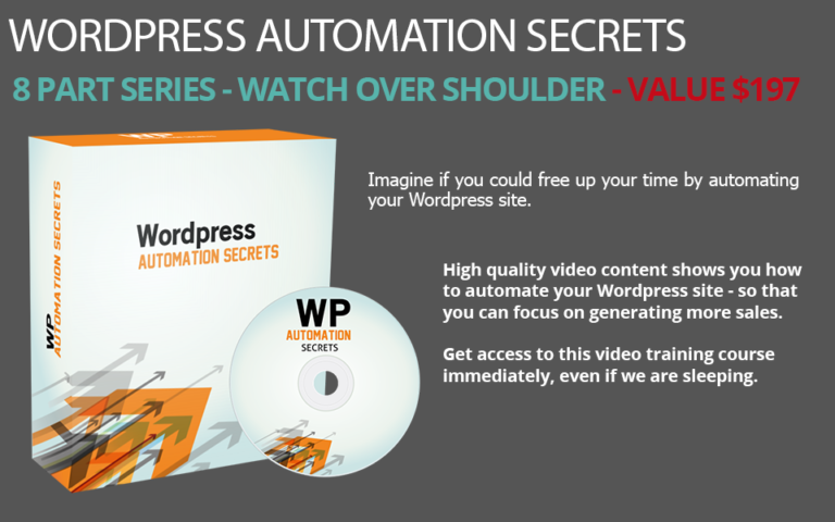 WordPress Automation Secrets